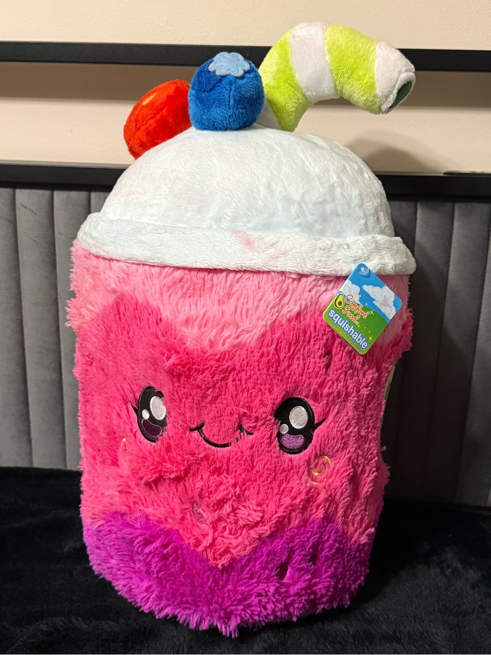 Squishable Comfort Food Smoothie Plush Giant Pink Berry Drink Stuffed Animal